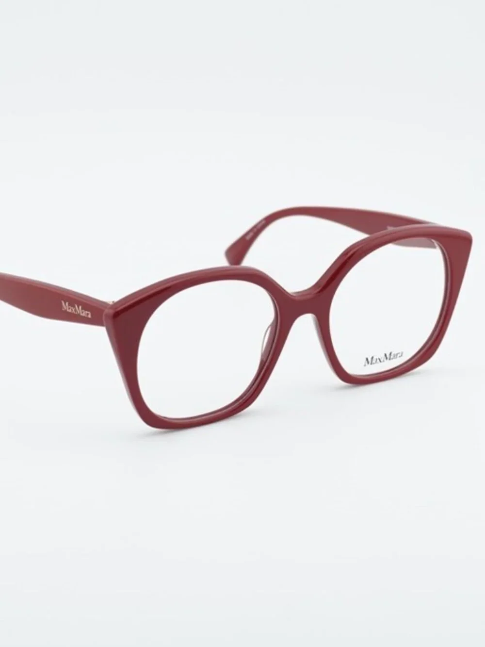 Max Mara MM5082 066 Eyeglasses Red 53mm Square Frame
